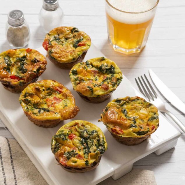 Ham and Cheese Mini Frittata (Egg Muffins)