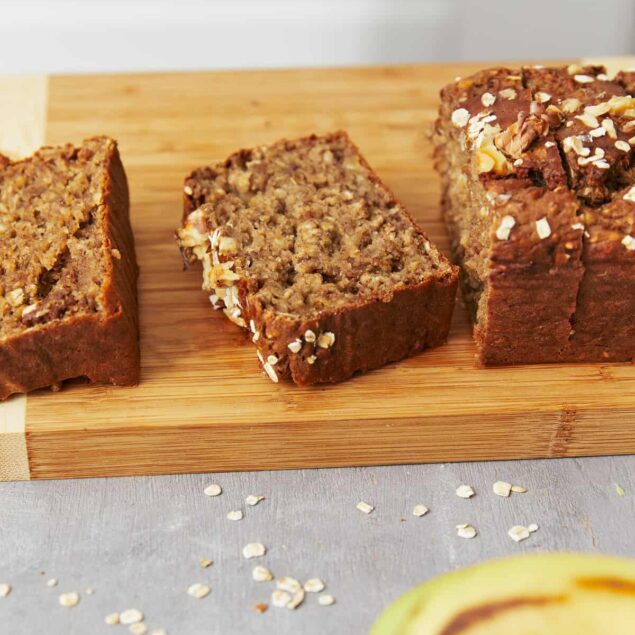 Easy Oatmeal Banana Bread