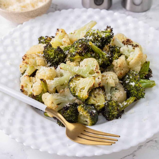 Roasted Broccoli and Cauliflower