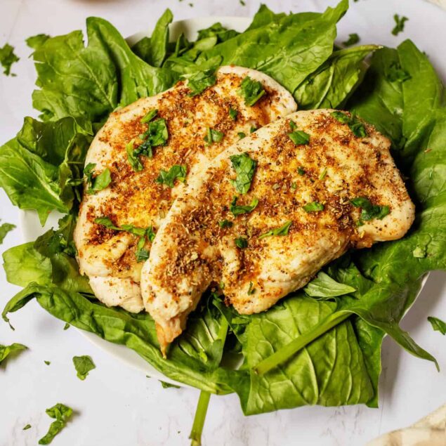 Air Fryer Bone-In Chicken Breasts