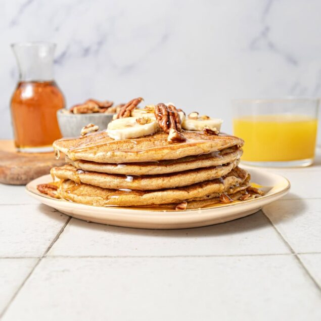 Banana Oatmeal Pancakes