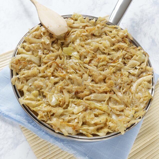Creamy Cabbage Stir Fry - a healthy, fiber-rich vegetable dish with flavorful seasonings, perfect for clean eating and weight management. Made with fresh cabbage and simple ingredients.