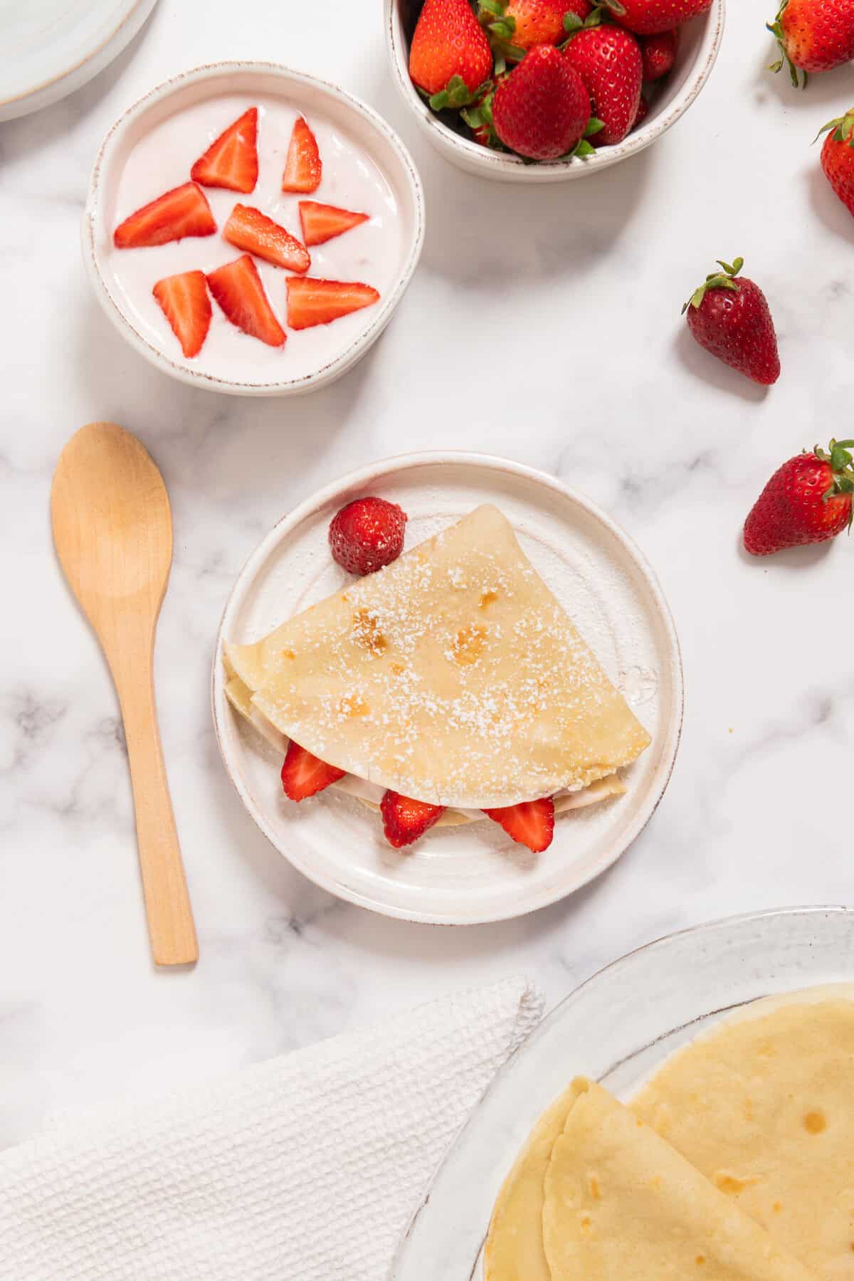 Eggless Crepes