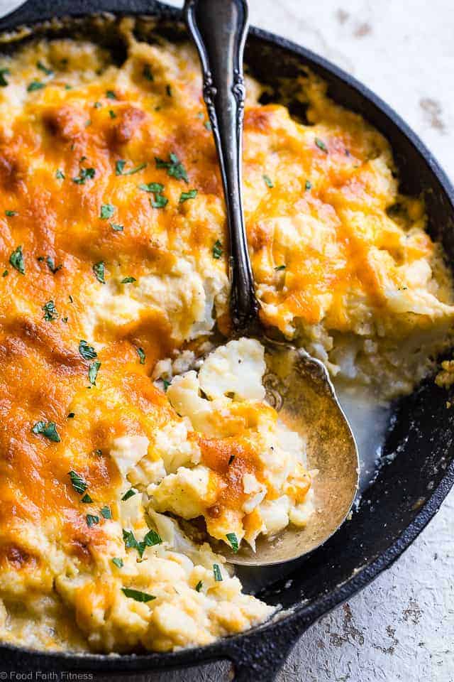 Low Carb Baked Cauliflower Casserole