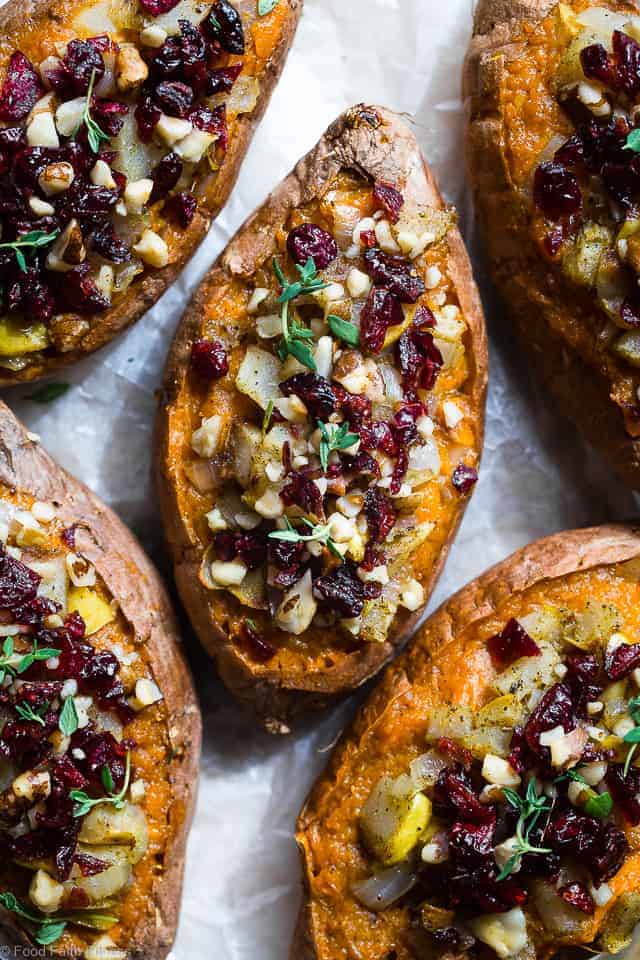 Harvest Paleo Vegan Stuffed Sweet Potatoes