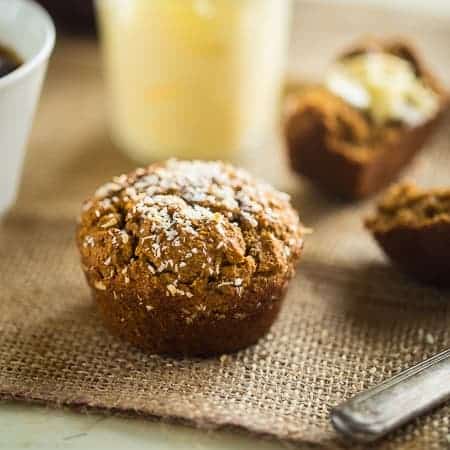 Vegan Vanilla Chai Protein Muffins on Food Faith Fitness - A healthy, gluten free breakfast or snack!