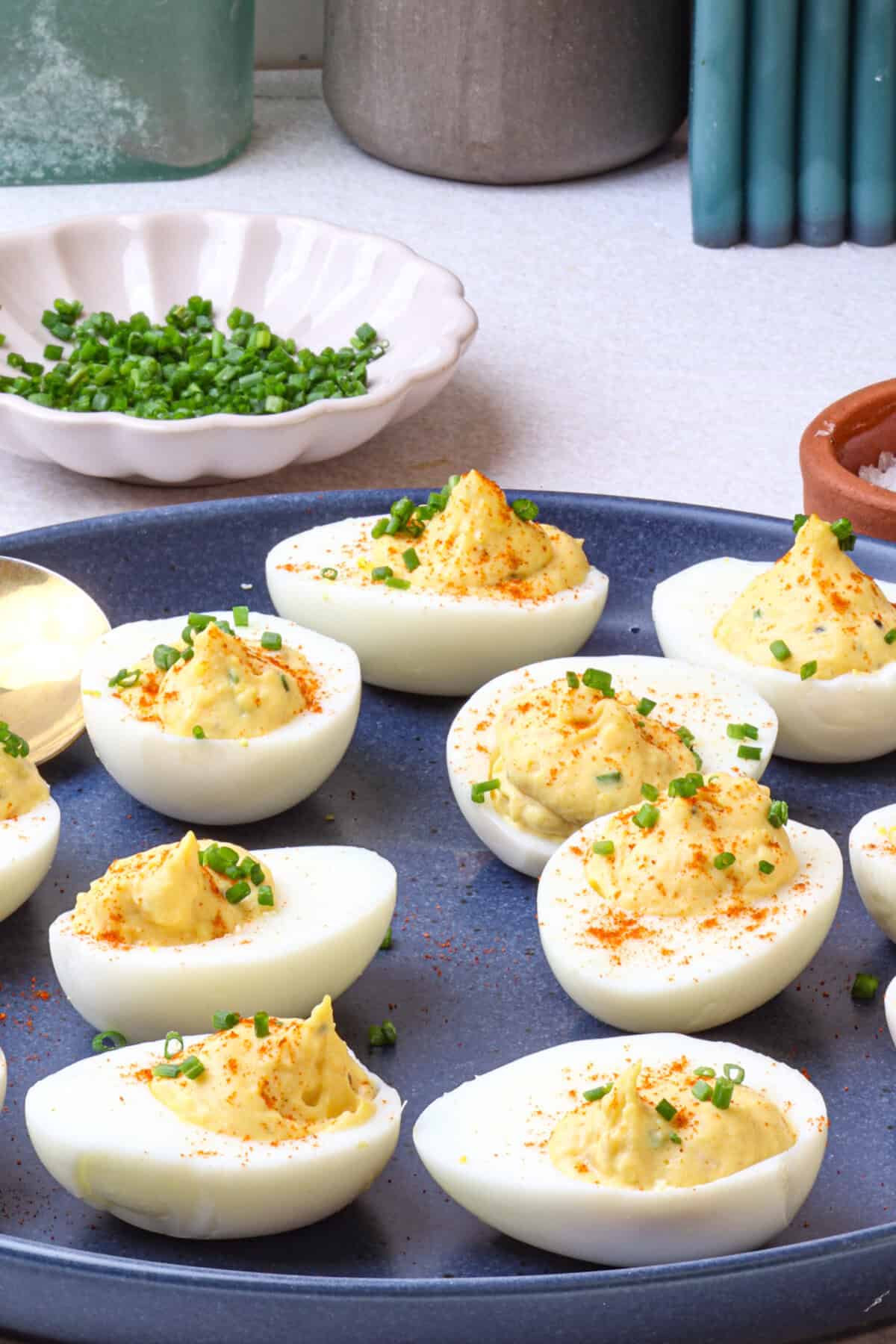 Horseradish Deviled Eggs Recipe featured image below