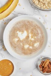 Peanut Butter Banana Overnight Oats