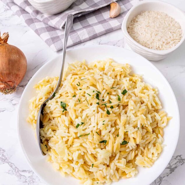 Rice Pilaf with Orzo