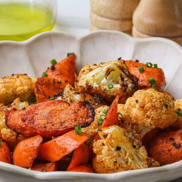 Roasted Cauliflower and Carrots