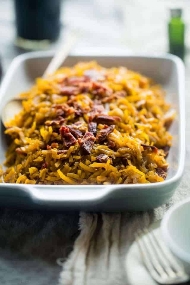 Balsamic Butternut Squash Salad with Bacon