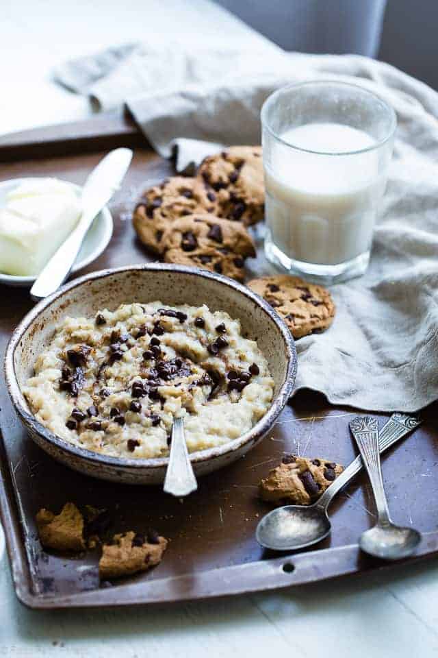 Cookie Dough Protein Oatmeal | Food Faith Fitness