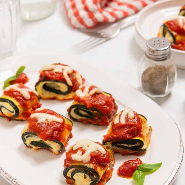 Zucchini Lasagna Rolls