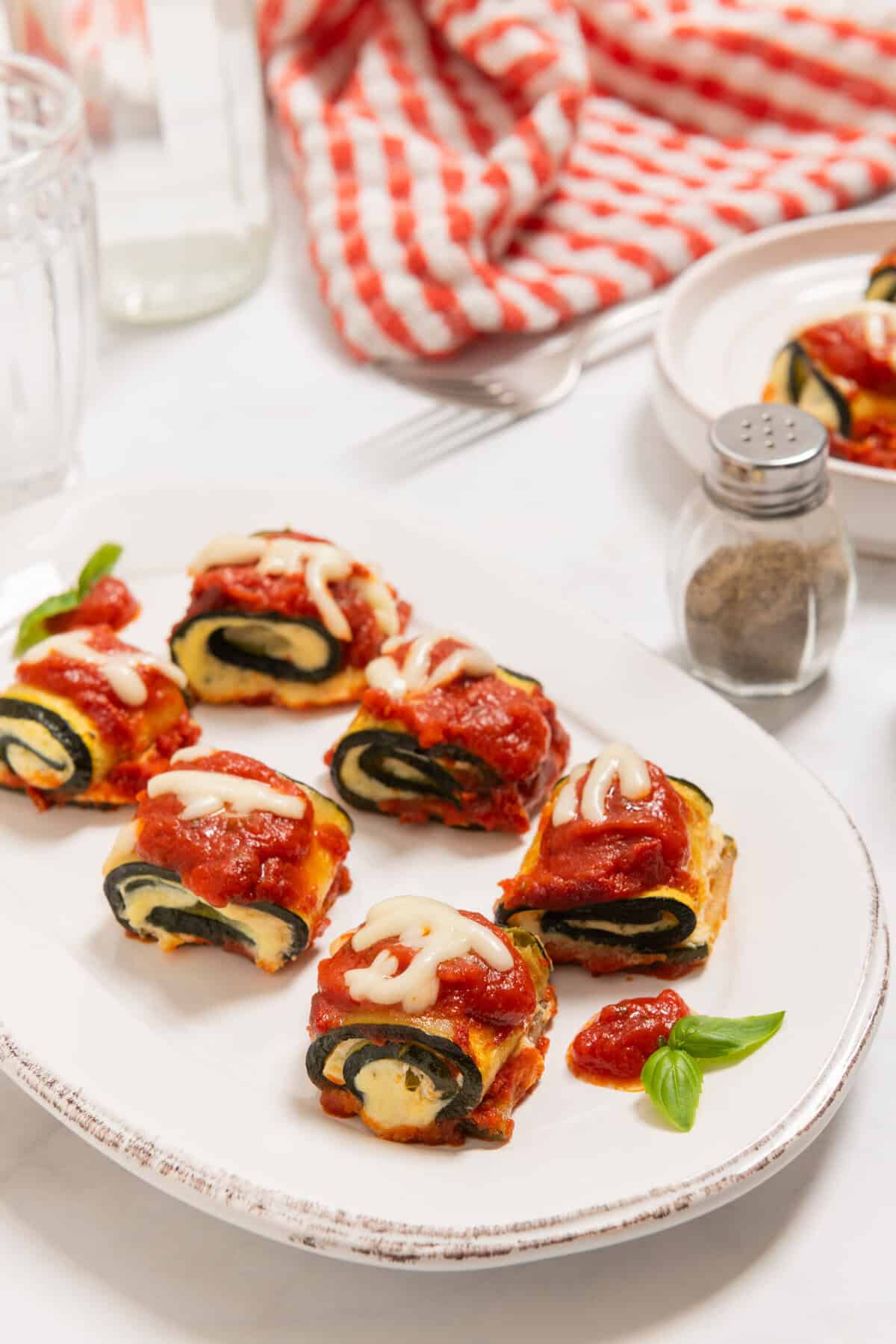 Zucchini Lasagna Rolls