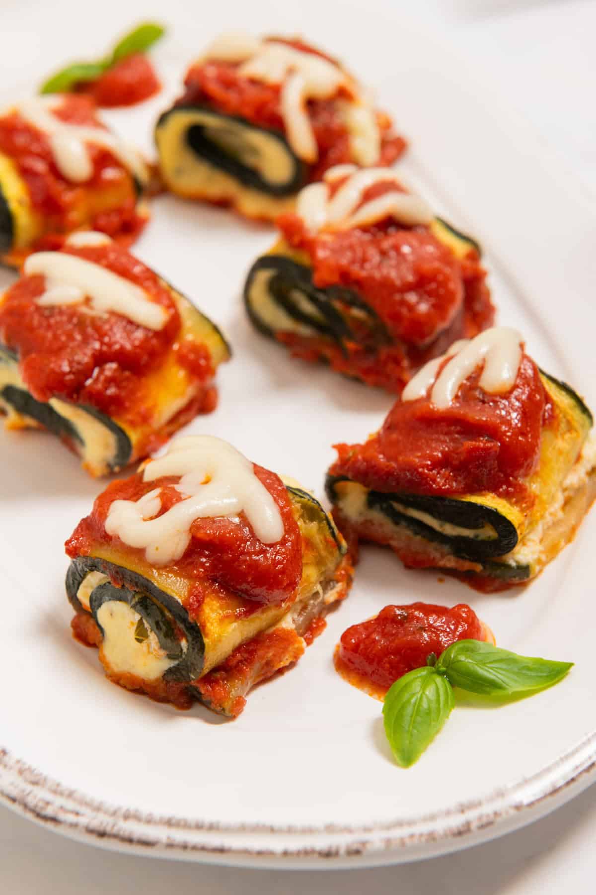 Zucchini Lasagna Rolls